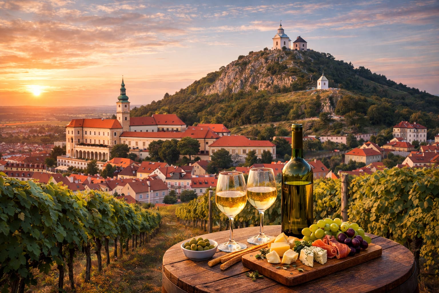 Stylové ubytování Mikulov s vinným sklepem - Merlot Mikulov